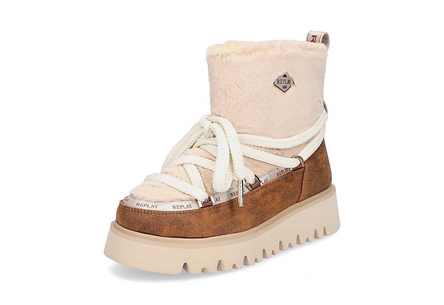 Replay Replay Damen Moonboots Melrose Warm beige braun Ankleboots günstig online kaufen