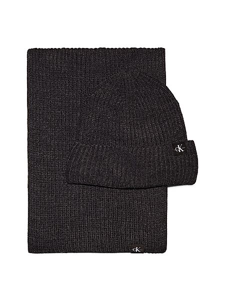 Calvin Klein Jeans Strickmütze Monogram Rib günstig online kaufen