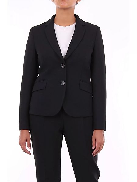 PESERICO Blazer Damen schwarz Polyester - Viskose - Baumwolle und Elasthan günstig online kaufen