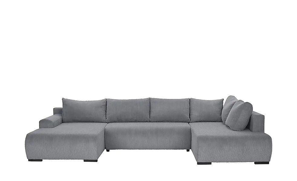 smart Wohnlandschaft  Nelly ¦ grau ¦ Maße (cm): B: 345 H: 85 T: 202.0 Polst günstig online kaufen