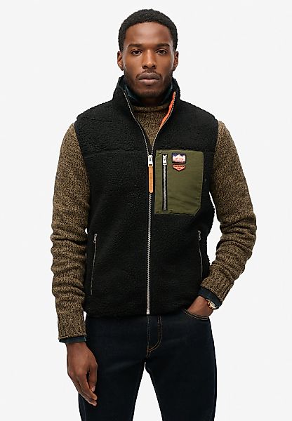 Superdry Steppweste "VINTAGE RETRO FLEECE GILET" günstig online kaufen