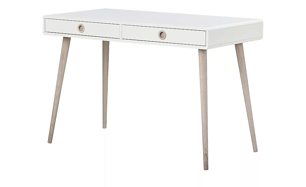Schreibtisch  Melfi - weiß - 114 cm - 76 cm - 57 cm - Sconto günstig online kaufen