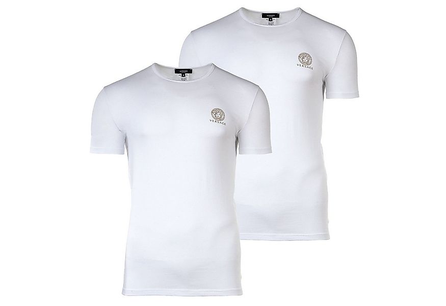Versace T-Shirt Herren T-Shirt 2er Pack Baumwolle (Packung, 2er Pack) günstig online kaufen