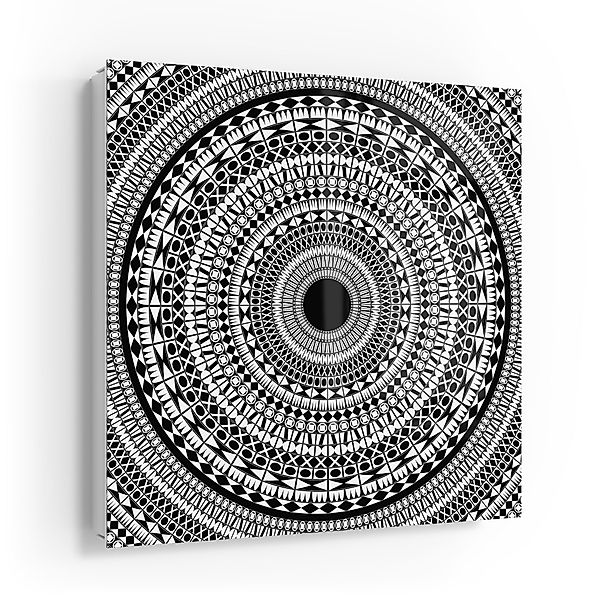 DEQORI Schlüsselkasten 'Kreisförmiges Mandala', Glas Schlüsselbox günstig online kaufen