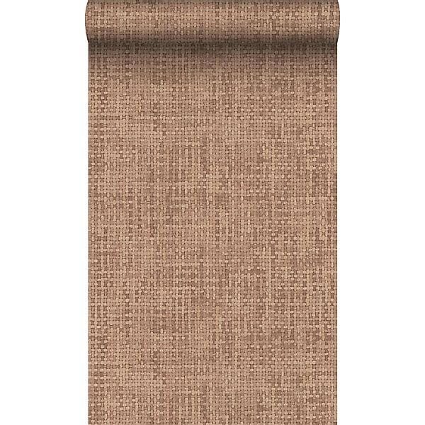 Origin Wallcoverings Tapete Leinen-Optik Braun 50 x 900 cm günstig online kaufen