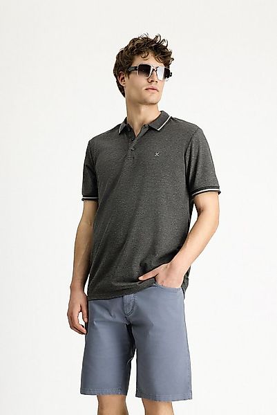 KIGILI Poloshirt Slim Fit Herren-Poloshirt aus Supima-Baumwolle (1er pack) günstig online kaufen