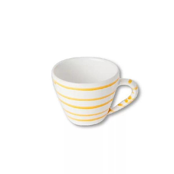 Gmundner Keramik Gelbgeflammt Cappuccino-Obertasse 0,16 L / h: 6,8 cm günstig online kaufen
