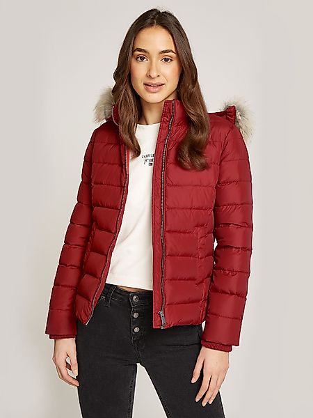 Tommy Jeans Curve Steppjacke "TJW BASIC HOODED DOWN JACKET EXT" mit Kapuze günstig online kaufen