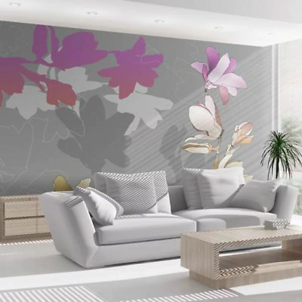 artgeist Fototapete Pastelfarbene Magnolien mehrfarbig Gr. 400 x 309 günstig online kaufen