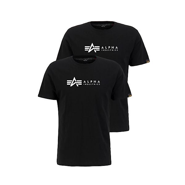 Alpha Industries Rundhalsshirt "Label T 2 Pack" Packung, 2er-Pack, 2 Stk. t günstig online kaufen