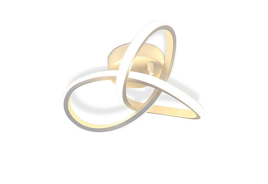 Nettlife LED Deckenleuchte Flurlampe Modern Küchenlampe Schwarz Weiß 3000K günstig online kaufen