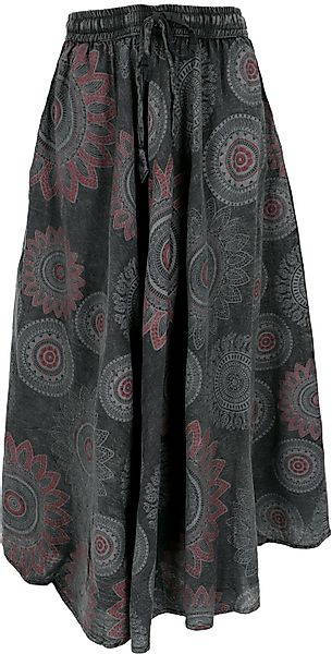 Guru-Shop Minirock Langer Boho Rock, stonewash günstig online kaufen