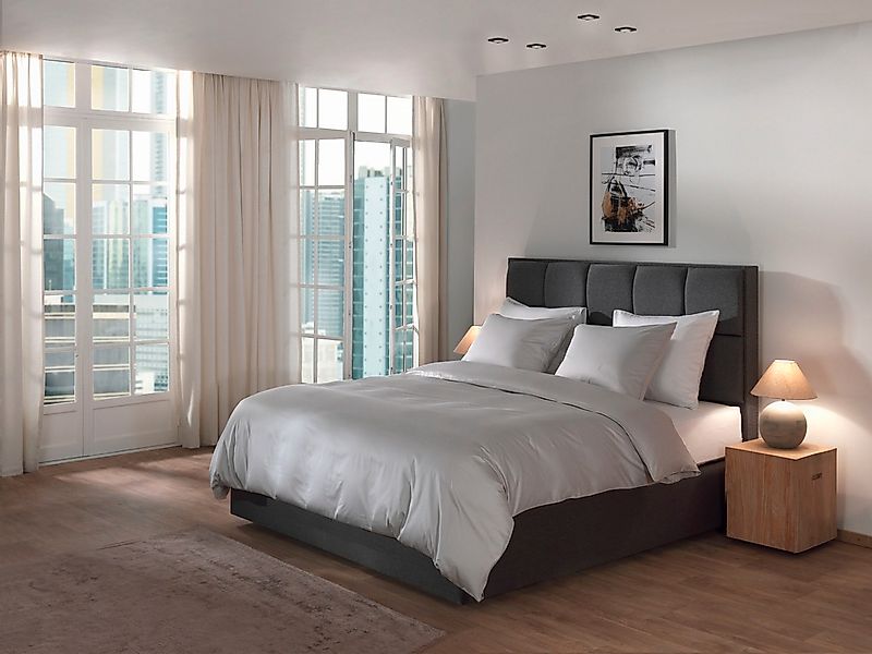 YELLOW Bettwäsche »Suite-Dubai«, Uni Design, 100% Baumwolle ab 135x200 cm. günstig online kaufen
