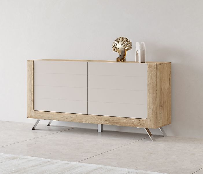 Leonique Sideboard "Kasai", Breite 160,5 cm, mit 2 Türen günstig online kaufen
