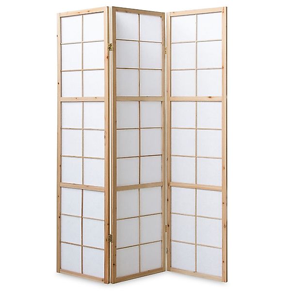 Homestyle4u Paravent Holz Raumteiler Trennwand Shoji günstig online kaufen