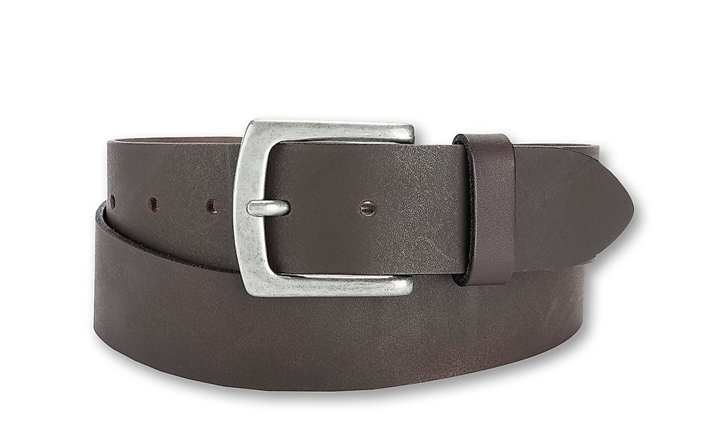 BERND GÖTZ Ledergürtel "Ledergürtel mit silberfarbener Schließe" günstig online kaufen