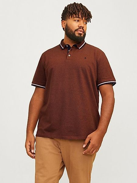 Jack & Jones Poloshirt + Fit Polo Shirt JJEPAULOS Sommer Hemd Pique (1-tlg) günstig online kaufen