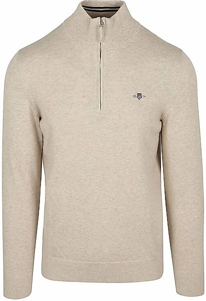 Gant Half Zip Pullover Hellbeige - Größe XL günstig online kaufen