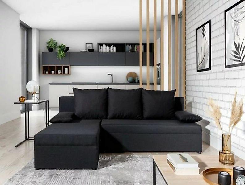 Baidani Sofa Designer Sofa Gino mit Stauraum und Schlaffunktion günstig online kaufen