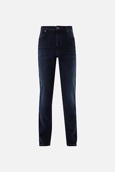 Jeans mit Stretch und Straight Leg günstig online kaufen