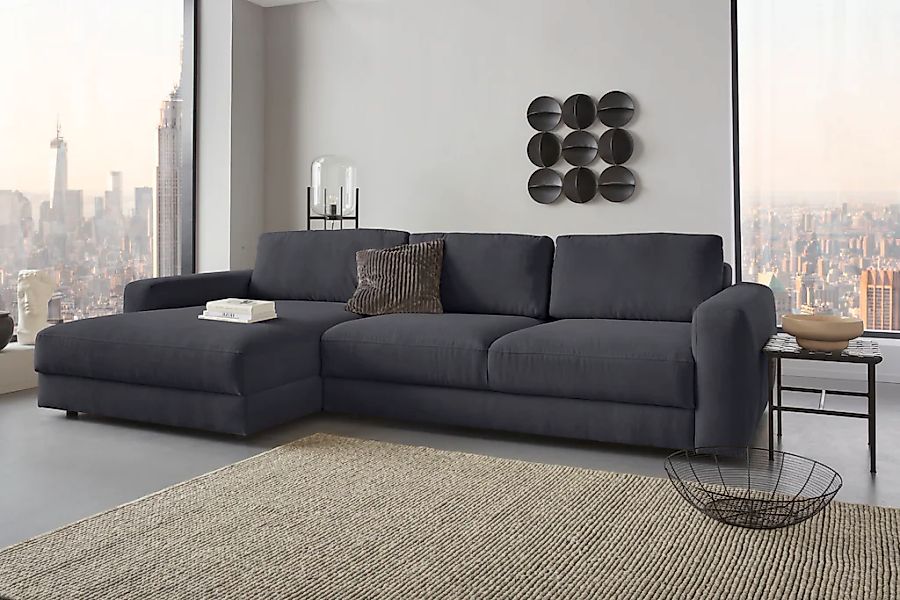 Home affaire Ecksofa "Bloomfield, elegant, viel Platz, Mega Couch, Breite 3 günstig online kaufen