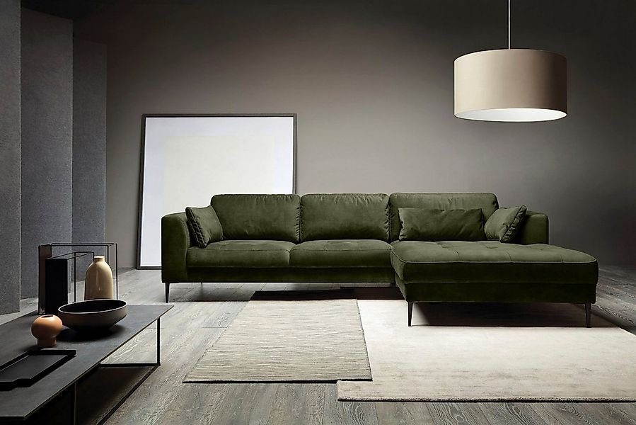 TRENDMANUFAKTUR Ecksofa "Luzi, wahlweise mit Schlaffunktion & Bettkasten. O günstig online kaufen
