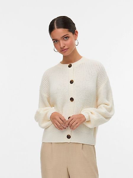 Vero Moda Strickjacke "VMLEA LS O-NECK CARDIGAN NOOS" günstig online kaufen