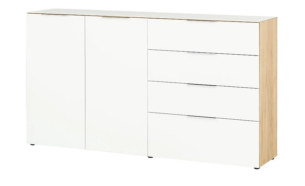 uno Sideboard  Levi ¦ weiß ¦ Maße (cm): B: 184 H: 102 T: 42.0 Kommoden & Si günstig online kaufen