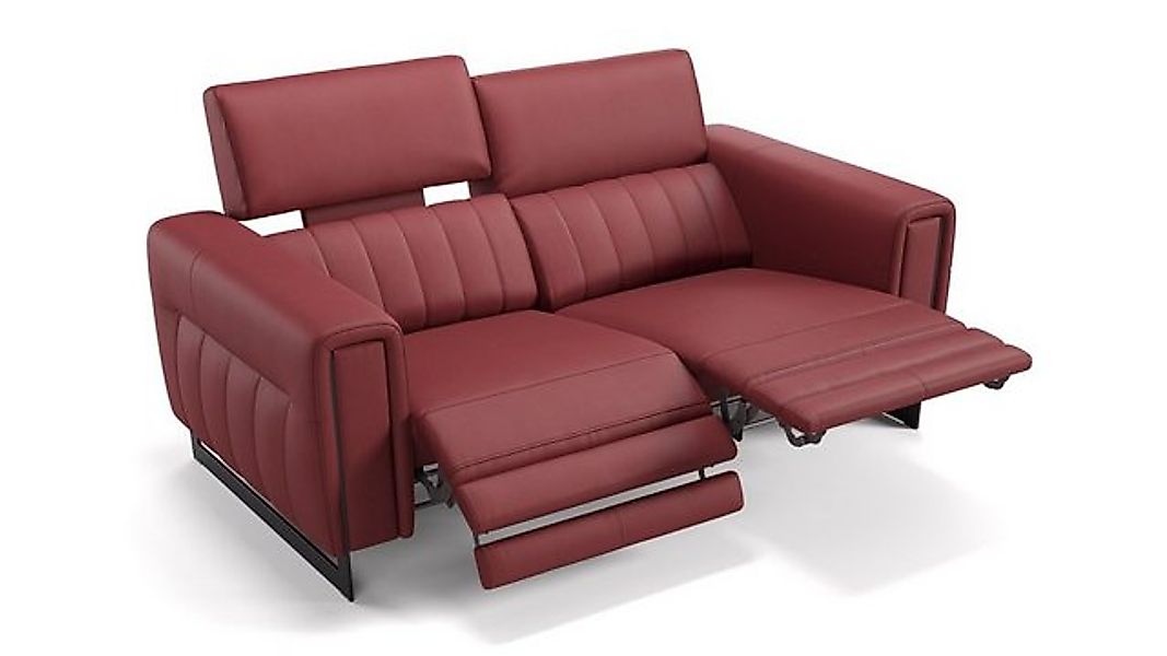 Sofanella 2-Sitzer Leder LESINA, Relaxsofa, Designsofa, Designer Couch, Ita günstig online kaufen