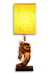 Levandeo® Nachttischlampe, Lampe Tischlampe aus Holz günstig online kaufen