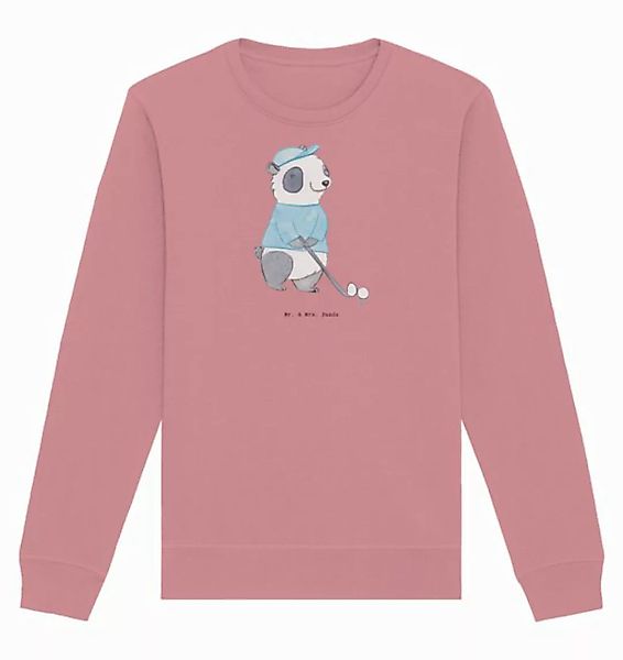 Mr. & Mrs. Panda Longpullover Größe S Panda Golfen - Canyon Pink - Geschenk günstig online kaufen