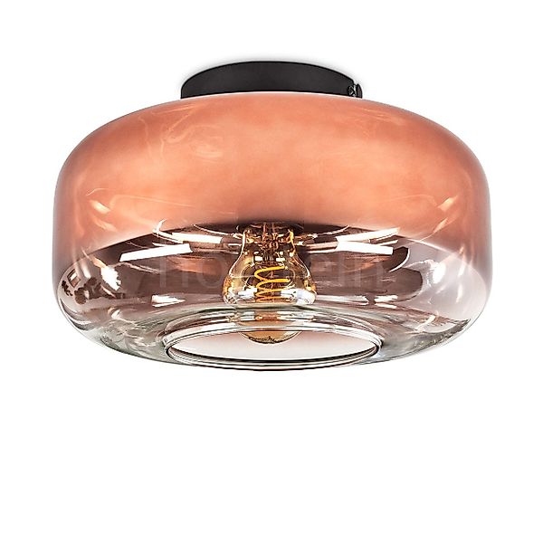 hofstein Deckenleuchte Deckenlampe aus Metall/Glas in günstig online kaufen