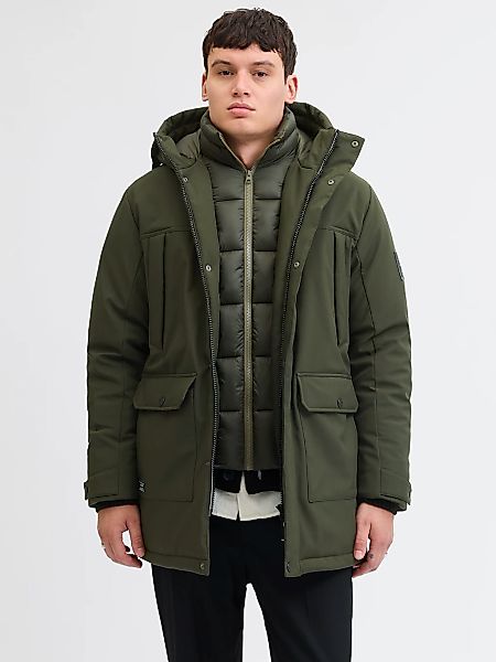 Jack & Jones Parka "JJFINN SOFTSHELL PARKA" mit Kapuze günstig online kaufen