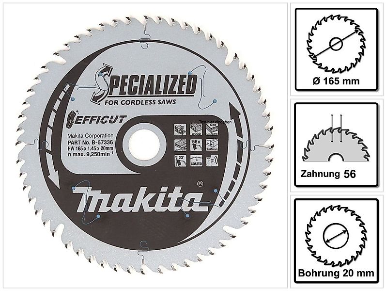 Makita Kreissägeblatt Makita EFFICUT Kreissägeblatt für günstig online kaufen