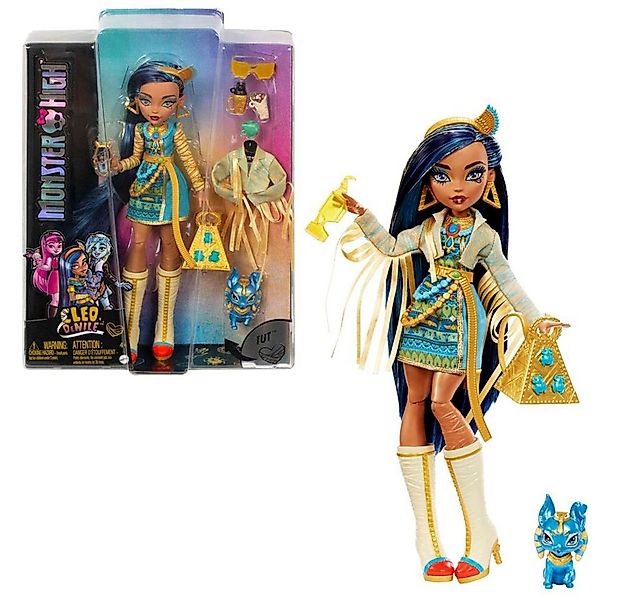 Mattel® Anziehpuppe Puppe Cleo De Nile Monster High HHK54 Spiel-Set mit Acc günstig online kaufen