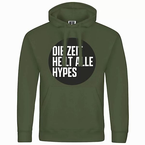 deinshirt Kapuzenpullover Herren Kapuzenpullover Die Zeit heilt alle Hypes günstig online kaufen