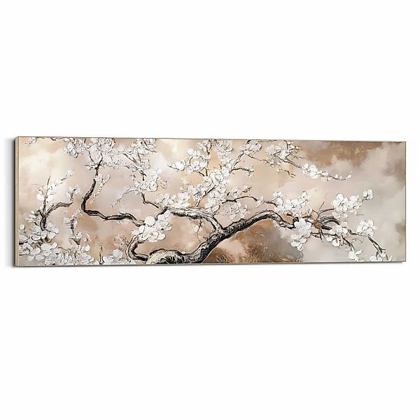 Reinders Wandbild "Baum mit Blüte", Wohnzimmer - Beige - MDF - Blumen und P günstig online kaufen