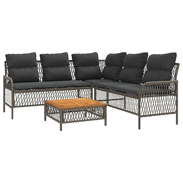 vidaXL Gartenlounge-Set 2-tlg. Garten-Sofagarnitur mit Auflagen günstig online kaufen