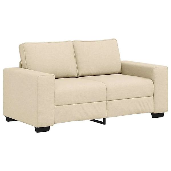 vidaXL 2-Sitzer-Sofa Creme 120 cm Stoff 4105163 günstig online kaufen
