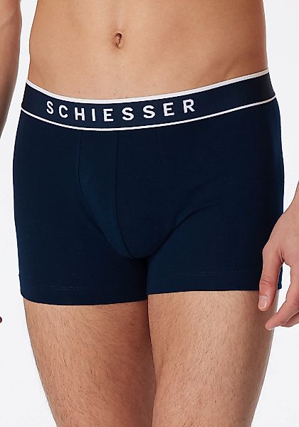 Schiesser Boxer "95/5" 3er-Pack, mit softem, tonalem Bund, kontraststarke S günstig online kaufen