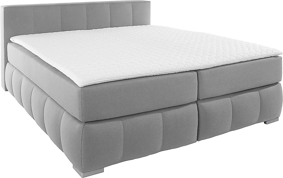 Home affaire Boxspringbett "Chelles", inkl. Topper, in XXL- Überlänge 220 c günstig online kaufen