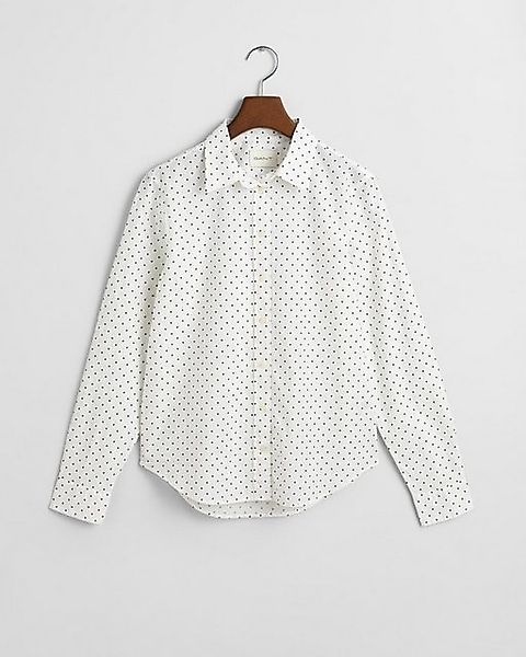 Gant Blusenshirt REG DOT PRINT CTN VOILE SHIRT, EGGSHELL günstig online kaufen