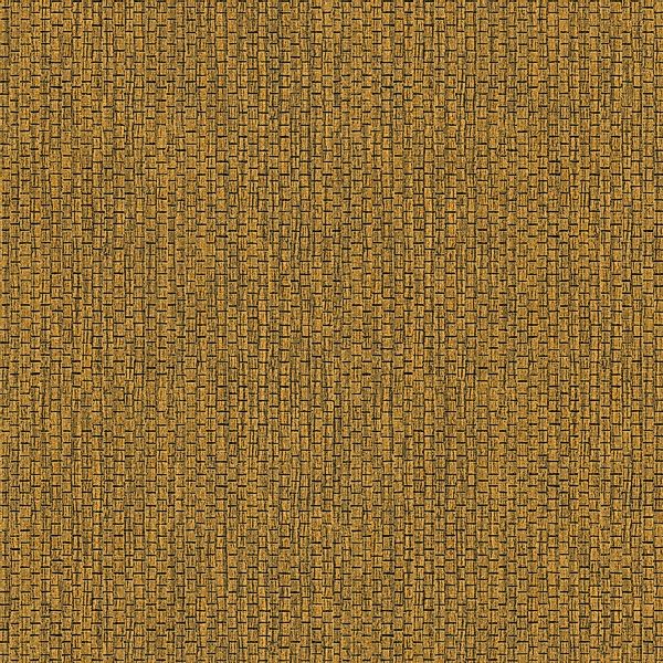 Bricoflor Ocker Tapete In Sisal Optik Einfarbige Vlietapete In Naturfaser O günstig online kaufen
