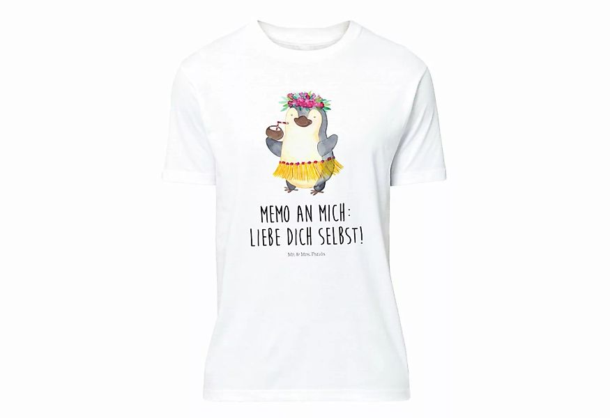 Mr. & Mrs. Panda T-Shirt Pinguin Kokosnuss - Weiß - Geschenk, Urlaub, tanze günstig online kaufen