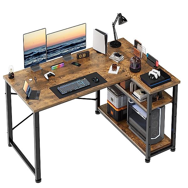 HOMALL Computertisch Eckschreibtisch Reversibel L Förmiger günstig online kaufen
