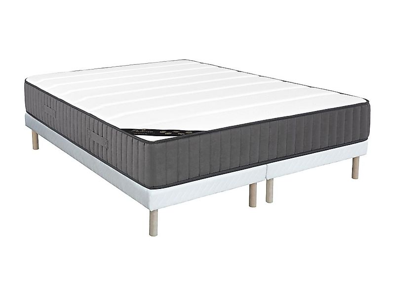 Set Bettgestell & Taschenfederkernmatratze - 180 x 200 cm - Hybridmatratze günstig online kaufen