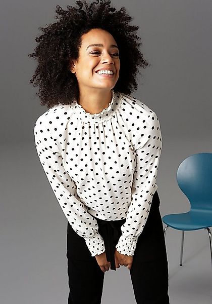 Aniston CASUAL Schlupfbluse Punkt für Punkt ein Hit günstig online kaufen