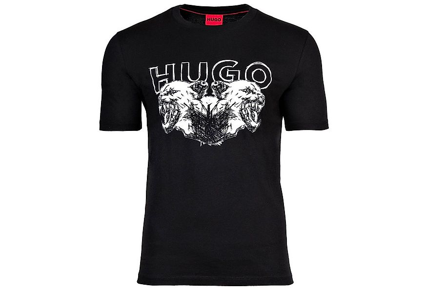 HUGO T-Shirt Herren T-Shirt 1er Pack Baumwolle Durro (Packung, 1er Pack) günstig online kaufen