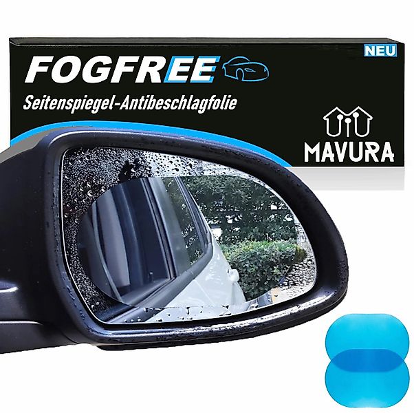 MAVURA Fensterfolie FOGFREE Nano Seitenspiegel-Antibeschlagfolie klare günstig online kaufen