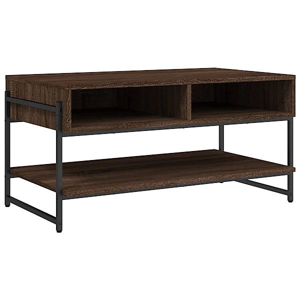 vidaXL Couchtisch Couchtisch Braun Eichen-Optik 90x50x45 günstig online kaufen